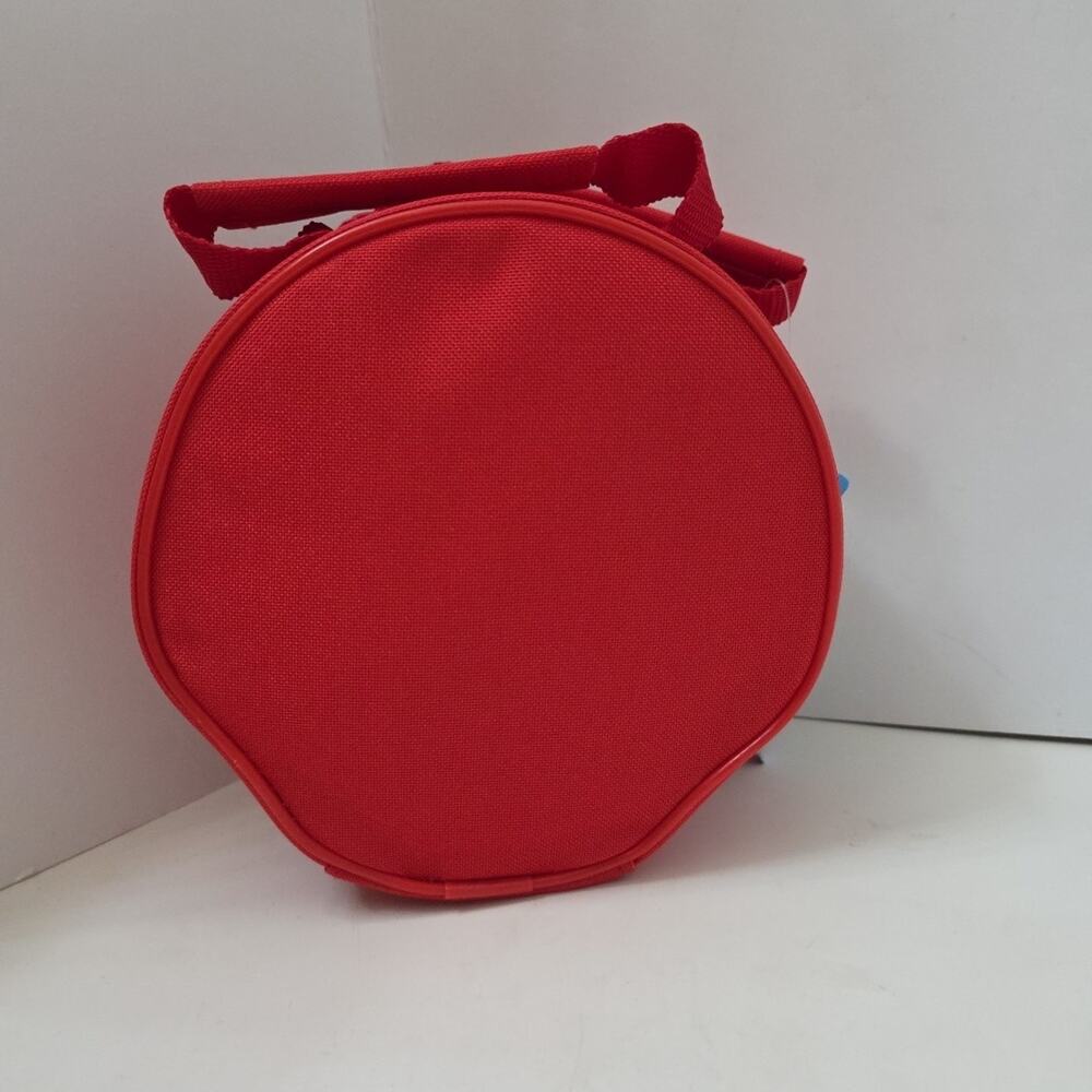Super Mario Red Mushroom Toad Lunch Bag Insulated Zip Official Nintendo Bag New - Picture 2 of 9